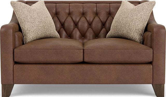 Flexsteel® Sullivan Brown Silt Loveseat-1