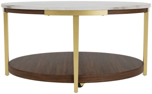 Riverside Furniture Emery Smoked Cherry/White Cocktail Table-3