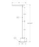 Monarch Specialties Inc. Antique Brass 65" Floor Lamp-2