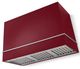 AGA Loge 48" Piccadilly Red Wall Mounted Range Hood with Polished Chrome Trim-0