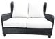 CabanaCoast® Customizable Hudson Wicker Outdoor Loveseat-1