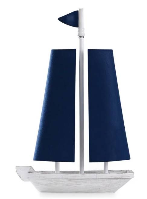 Stylecraft Maritine Blue/White Table Lamp -0