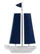 Stylecraft Maritine Blue/White Table Lamp -0