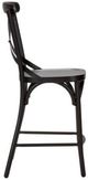 Liberty Vintage Black X Back Counter Chair - Set of 2-4