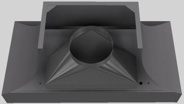 Vent-A-Hood® Designer Series 48" Gunsmoke Wall Mounted Range Hood-3