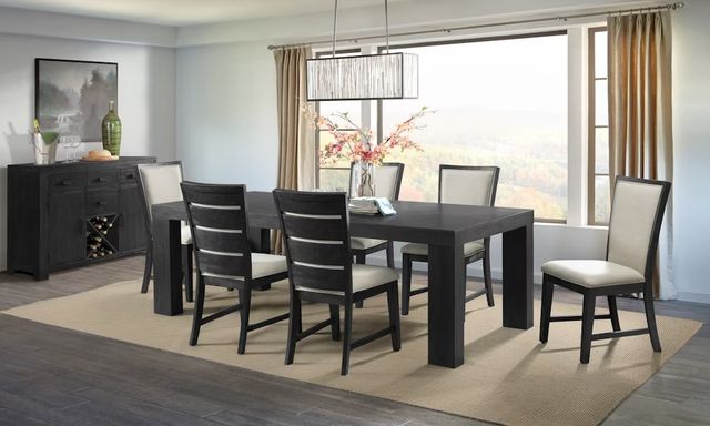 Elements International Grady Black Dining Table-4