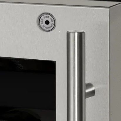 U-Line® Stainless Steel 15" Built-In Wine Storage-2