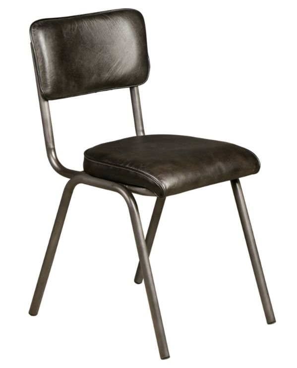 Home Trends & Design Wellington Rustic Brown Dining Side Chair-0