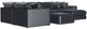 Jackson Furniture Remington 6-Piece Slate U-Shape Sectional with Ottoman-1