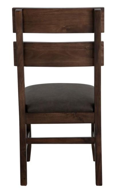 International Furniture Direct Parota 2-Piece Brown Dining Side Chair Set-5