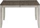 Steve Silver Co. Abacus 7-Piece Smoky Alabaster/Smoky Honey Dining Set-3