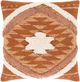 Surya Lachlan Burnt Orange 18"x18" Pillow Shell with Down Insert-0
