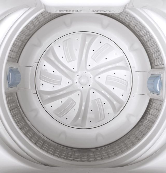 GE® 3.3 Cu. Ft. White Impeller Portable Top Load Washer with Stainless Steel Basket-1