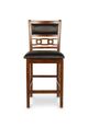 Diane 5 Piece Dining Set (Counter Height) Brown-3