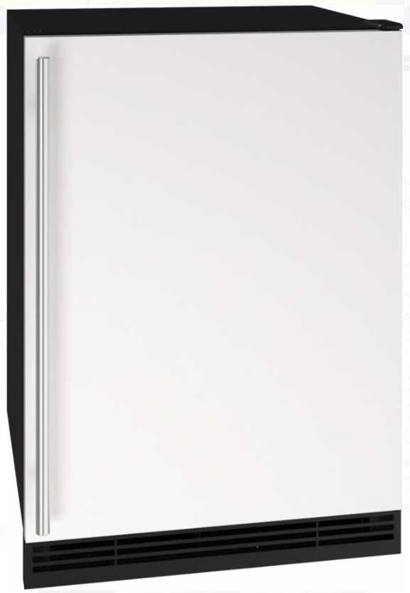 U-Line® Black/White 24" Built-In Compact Refrigerator-0