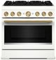 KitchenAid® 36” Porcelain Pro-Style Dual Fuel  Gas Range with No Preheat Air Fry Mode-0