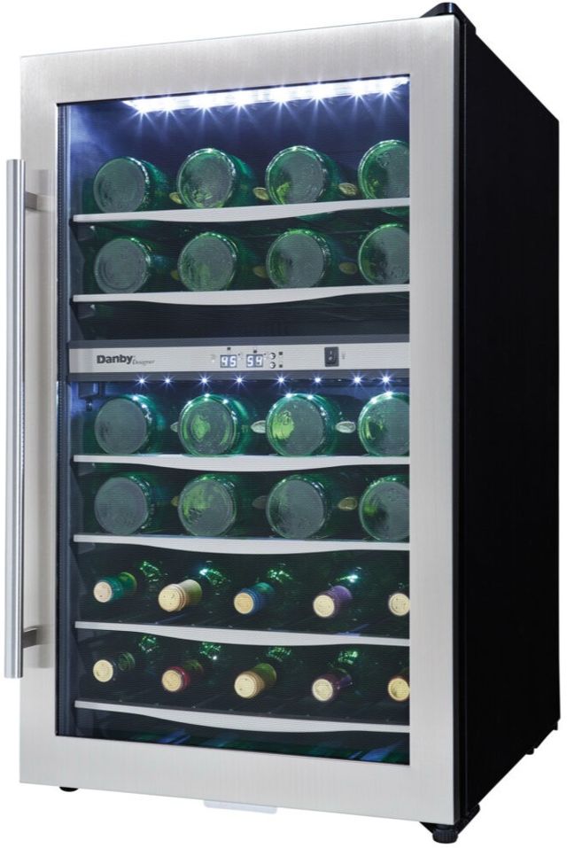 Danby® Designer 4.0 Cu. Ft. Stainless Steel Wine Cooler-2