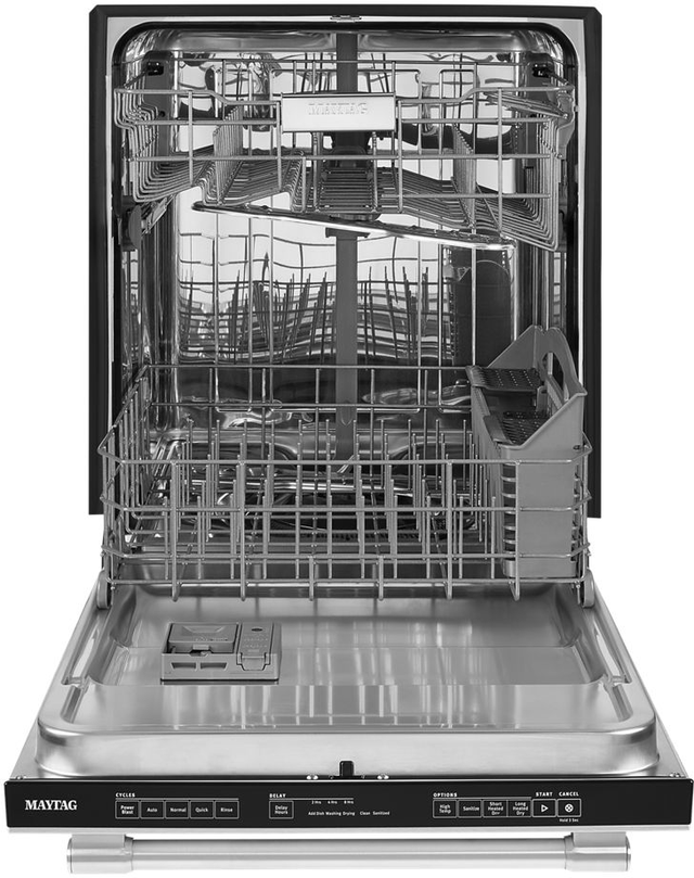 Maytag® 24" Fingerprint Resistant Stainless Steel Built in Dishwasher-2
