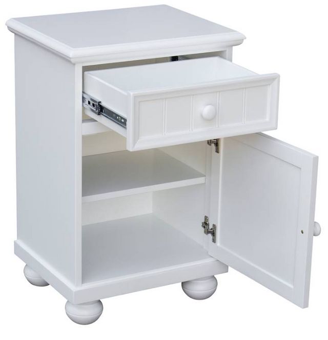 Cottage Creek Furniture Beachfront White Nightstand-2