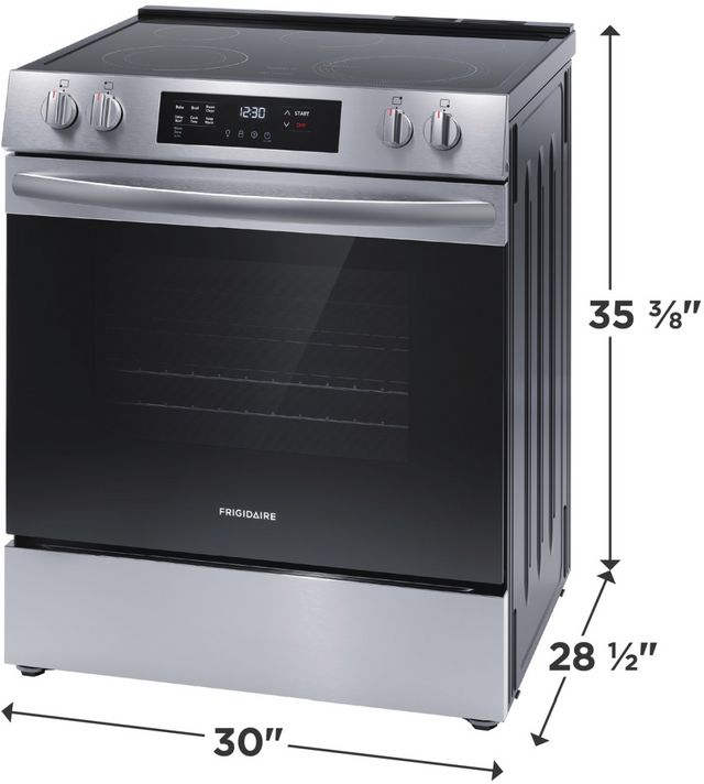 Frigidaire® 30"  Stainless Steel Slide In Electric Range-10