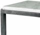 Century® Outdoor Complements White Steel/Stone Outdoor Side Table with Black Base-1