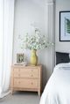 A & B Home White/Yellow Plum Blossom Flower Vase-5