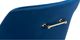 Zuo Modern Madelaine Navy Blue and Gold Office Chair-3