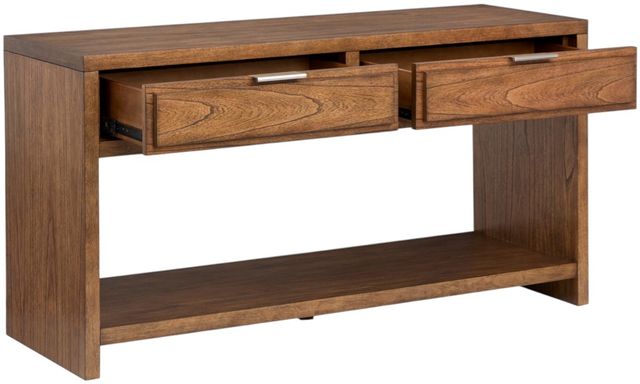 Magnussen Home® Newton Cinnamon Brown Rectangular Sofa Table-1