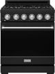 Thor Kitchen Gordon Ramsay Collection 30" Black Pro Style Gas Range with Precision Knob Control and Stainless Steel Trim-0