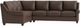 Bassett® Furniture Customizable Ellery 2-Piece Leather Left-Arm Facing Sectional-0