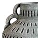TOV Furniture Earthenware Aztec Blue Flower Vase-3