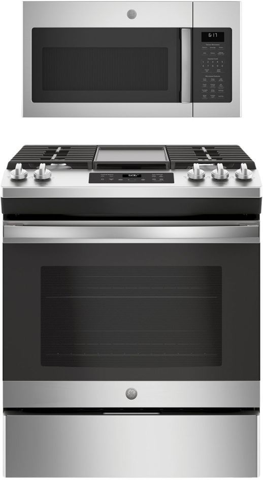 GE® 2 Piece Stainless Steel Kitchen Package-0