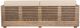 Armen Living Vivid Brown/Taupe Wooden Outdoor Sofa with Cushions-3