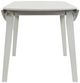 Jofran Inc. Simplicity Dove Gray Round Drop Leaf Dining Table-2
