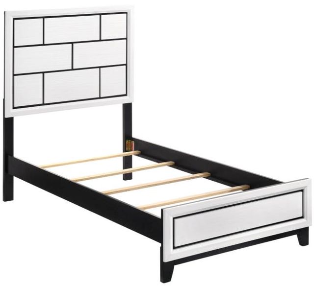 Homelegance® Davi White Youth Twin Panel Bed-3