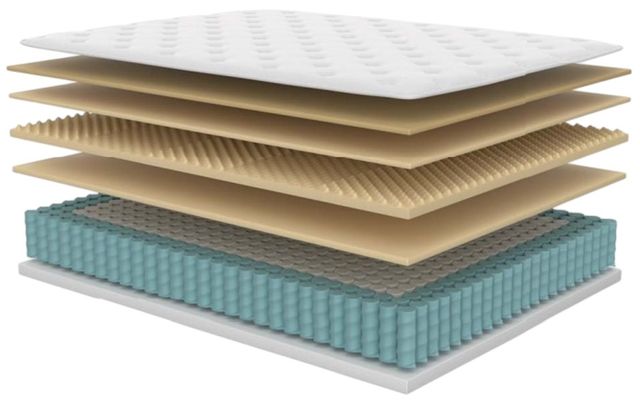 Symbol® Luxury Lorraine 14" Wrapped Coil Firm Tight Top Twin Mattress-2
