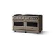 Viking® 5 Series 60" Nantucket Pro Style Gas (LP) Range with Brushed Brass Trim-2