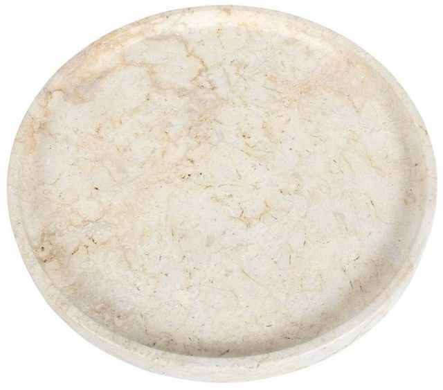 Uttermost® Travessa Brown/White Travertine Indoor-Outdoor Tray-3