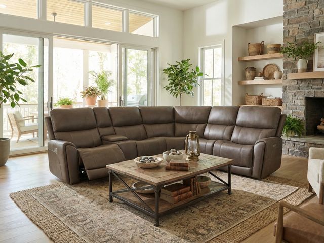 Power Reclining Sectional Sofa for Comfort