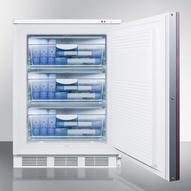 Accucold® by Summit® 24" 3.5 Cu. Ft. Panel Ready Built In All Freezer-2