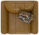 iAmerica Caramel Camilla Leather Chair 1/2-4