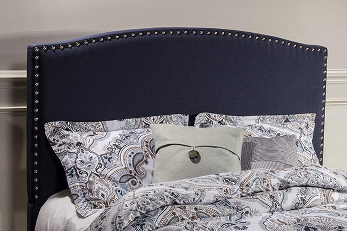 Navy headboard king discount