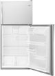 Whirlpool® 18.2 Cu. Ft. Monochromatic Stainless Steel Top Freezer Refrigerator-2