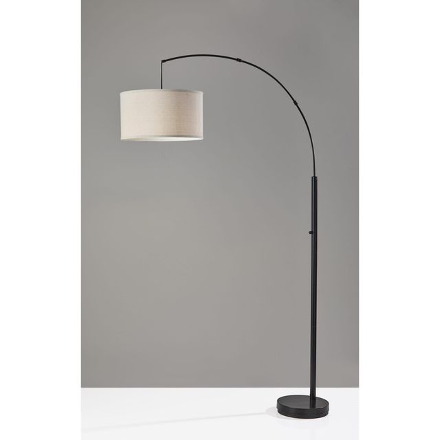 Adesso® Rockwell Black Arc Lamp-3