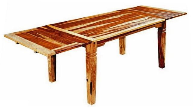 Porter International Designs Tahoe Natural Dining Table with Extensions-3