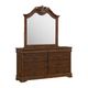 Elements International Northridge 4-Piece Cherry King Bedroom Set-3