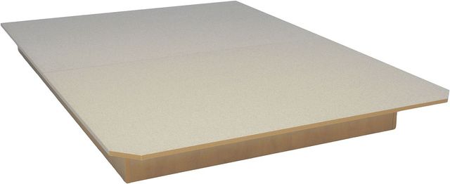 Lit plate-forme double de Meubles Nouveau Concept - Naturel