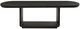 Coaster® Leandro Burnished Black Dining Table-2