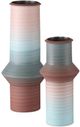 Currey & Company Happy 80's 2-Piece Blue/Red Vase Set-0