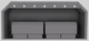 Vent-A-Hood® Designer Series 54" Gunsmoke Wall Mounted Range Hood-2